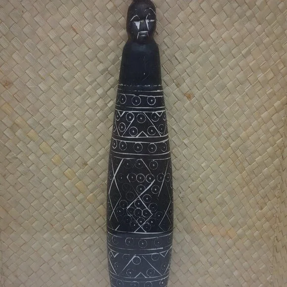 African Statue Shadow Box - Picture 4 of 11